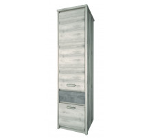 Шкаф-пенал для одежды Джаз 2D1S оникс