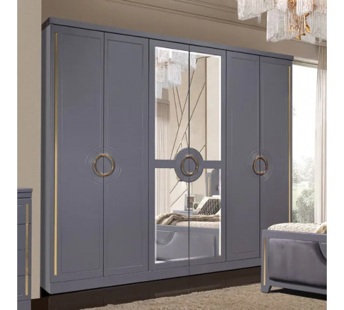 Спальный гарнитур Бодрум (белый,серый,капучино)