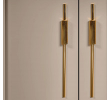 Четырехстворчатый шкаф для одежды Моника (Капучино эмаль)