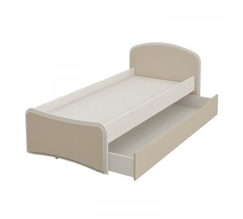 Выкатная кровать для двоих детей Комби МН-211-09 капучино