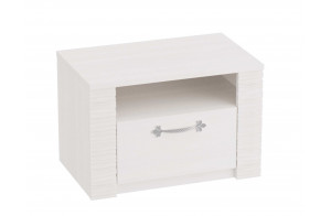 Прикроватная тумба для спальни Элана, цвет Бодега белая