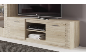 Тумба под телевизор для гостиной Элана, цвет Бодега белая