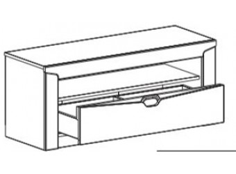 Тумба под ТВ Соренто с ящиком дуб стирлинг