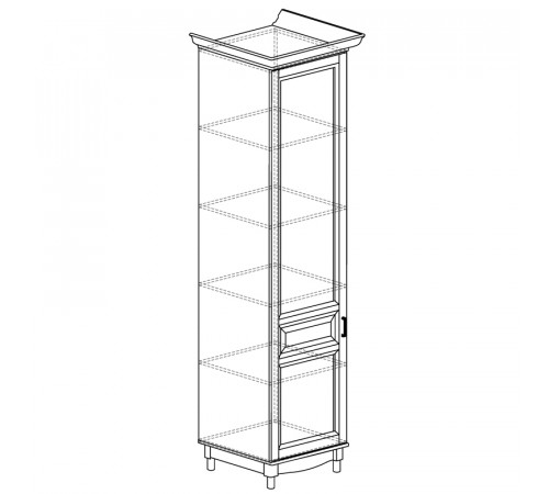 Шкаф пенал Прованс 406