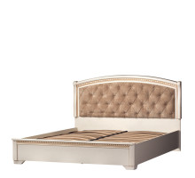 Кровать двуспальная 1600 Парма кремовый белый 805