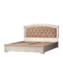 Кровать двуспальная 1600 Парма кремовый белый 805